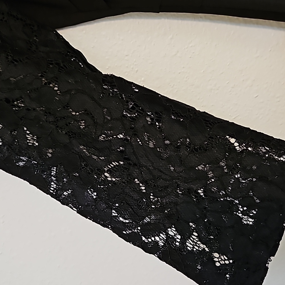 Allegra K 3/4 lace sleeve high waist midi cocktail dress. SZ.L NWT - Picture 7 of 7